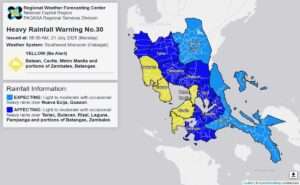 PAGASA: Heavy rainfall expected in Metro Manila, four&hellip;