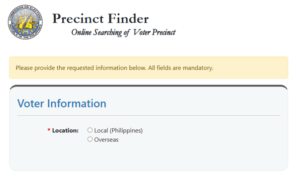Know Before You Go: Precinct finder now online…