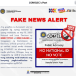 COMELEC debunks ‘no National ID,…