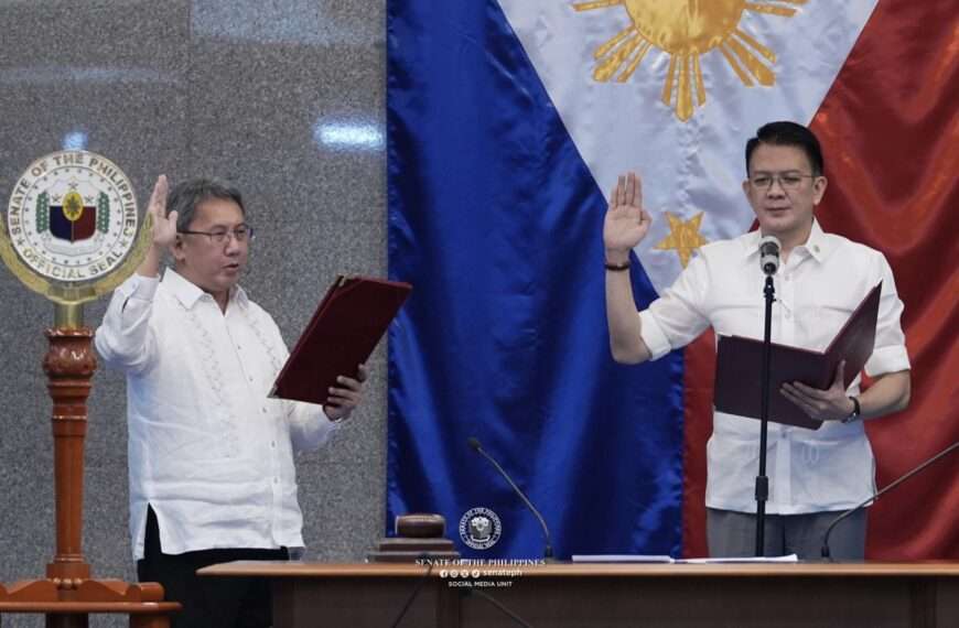 Escudero sworn in as presiding officer of Senate impeachment court ahead of Duterte trial