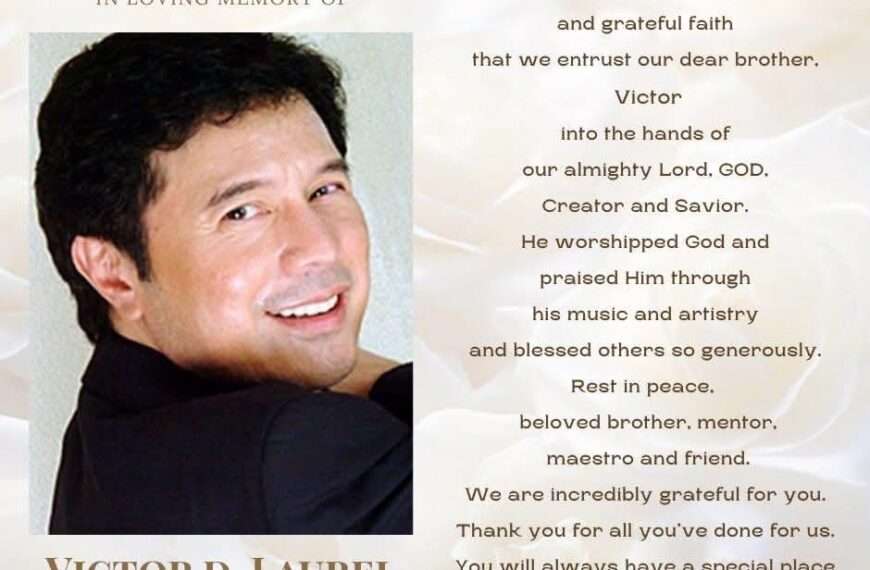 Actor Cocoy Laurel, 72, takes final bow