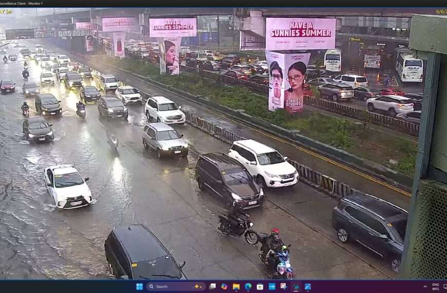 MMDA reports flooding across Metro Manila amidst afternoon rains