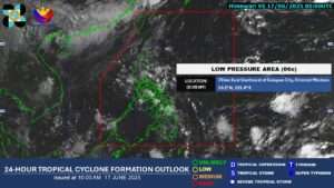 LPA brings cloudy skies, scattered rains to parts…