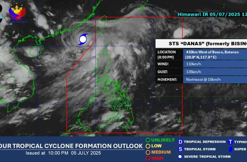 Tropical Storm Danas develops into a&hellip;