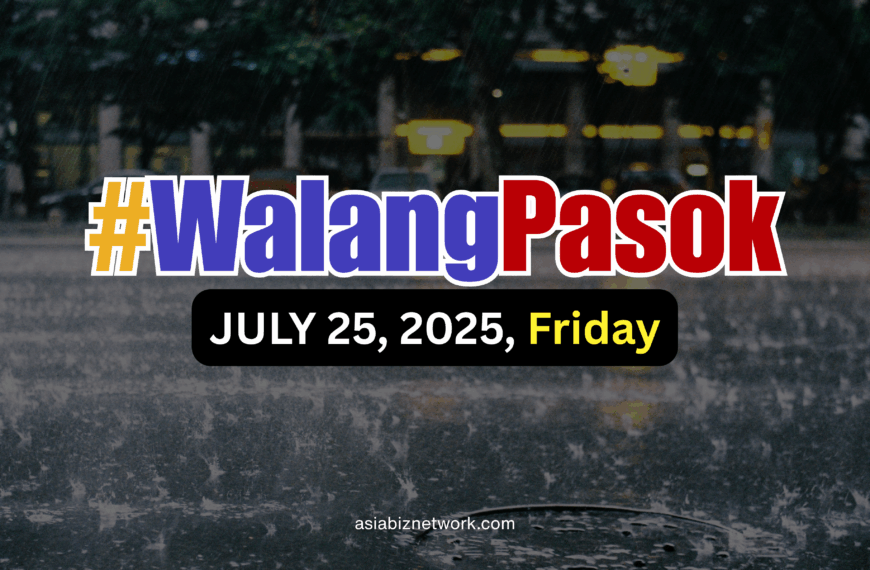 #WalangPasok: Classes suspended on July 25 due to Typhoon Emong