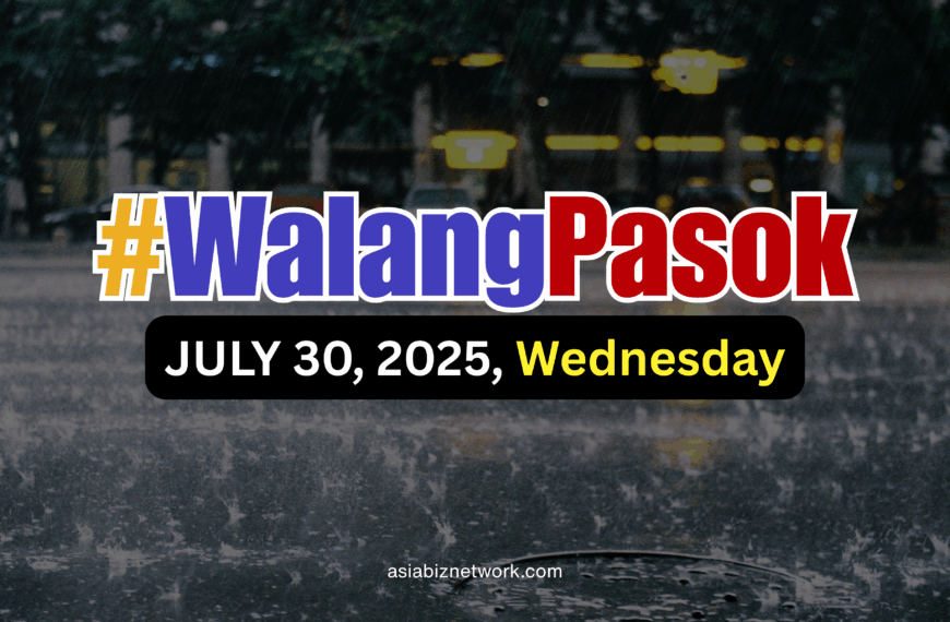 WalangPasok: Class suspensions on Wednesday, July 30