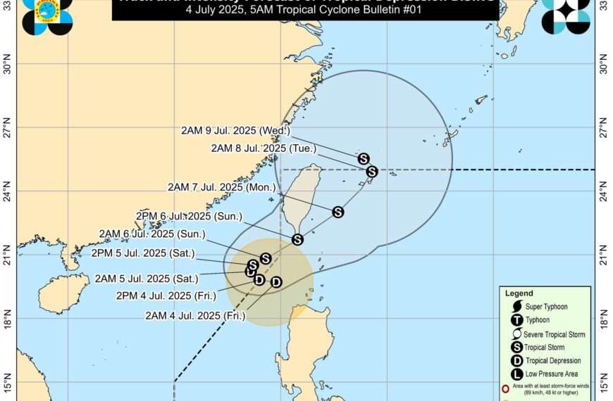 Signal no. 1 up as #BisingPH&hellip;