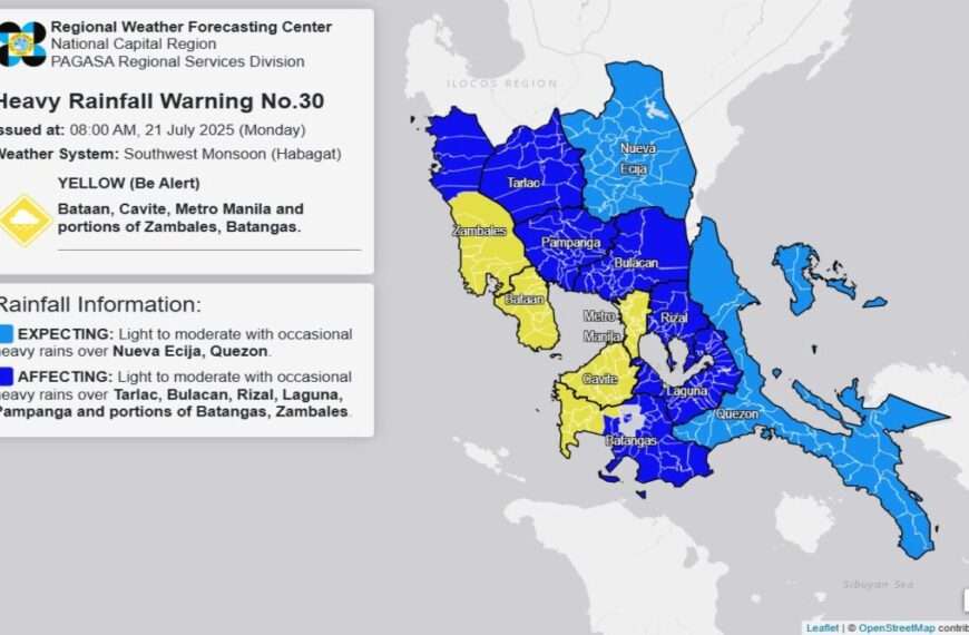 PAGASA: Heavy rainfall expected in&hellip;