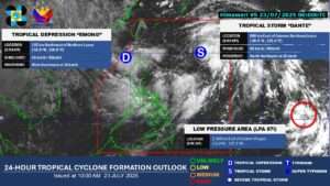 Two new tropical cyclones form: Dante becomes tropical&hellip;