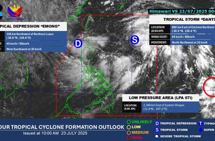 Two new tropical cyclones form:&hellip;